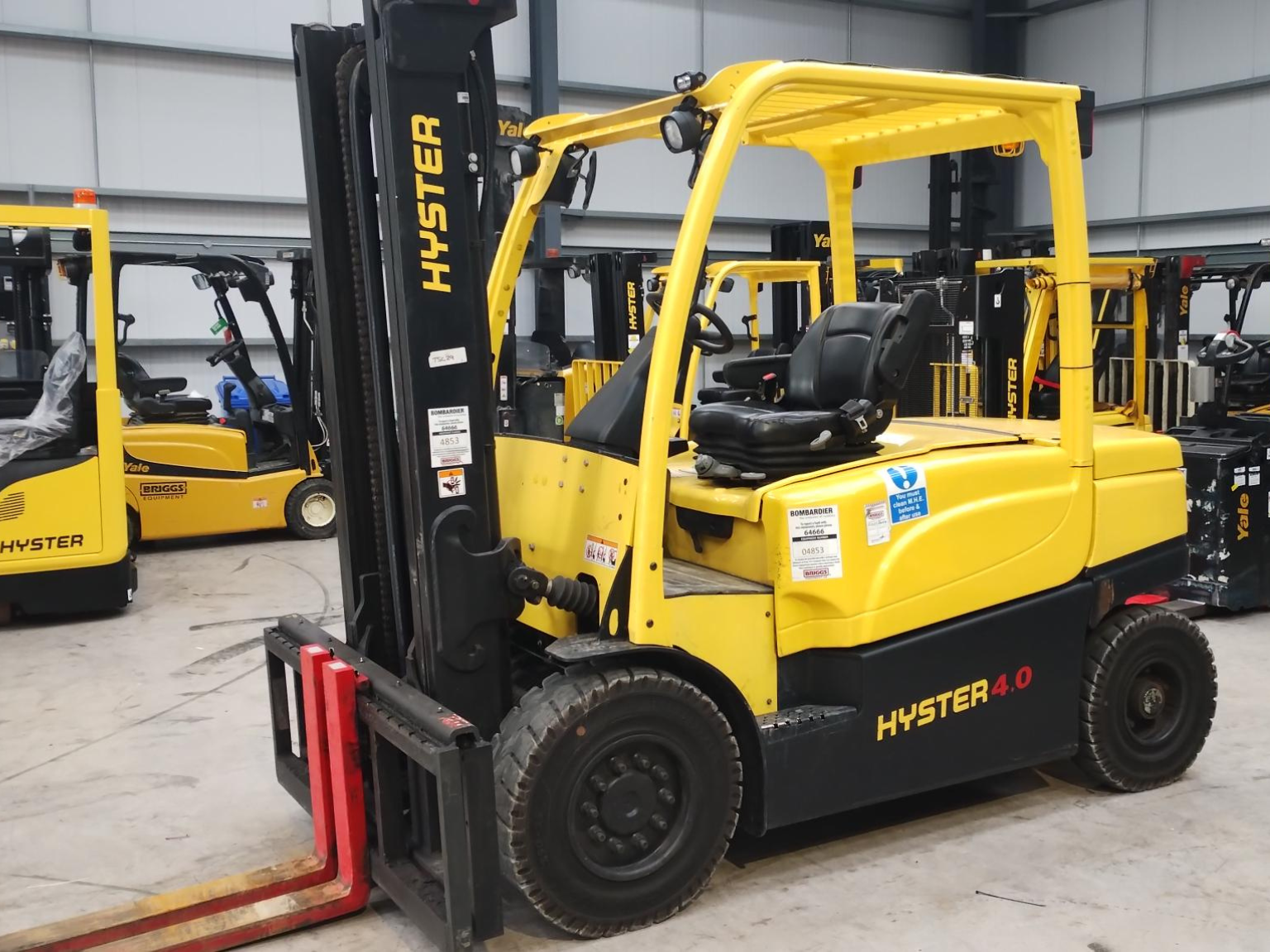 2015 Hyster J4.0XN Counterbalance Forklift (Ref: 04853)